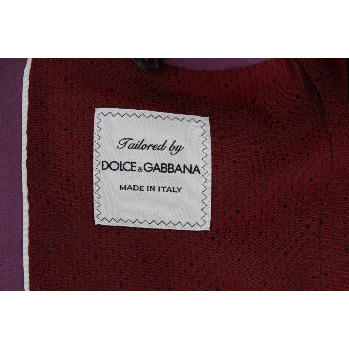 Dolce & Gabbana Purple Cashmere-Silk Blend Blazer