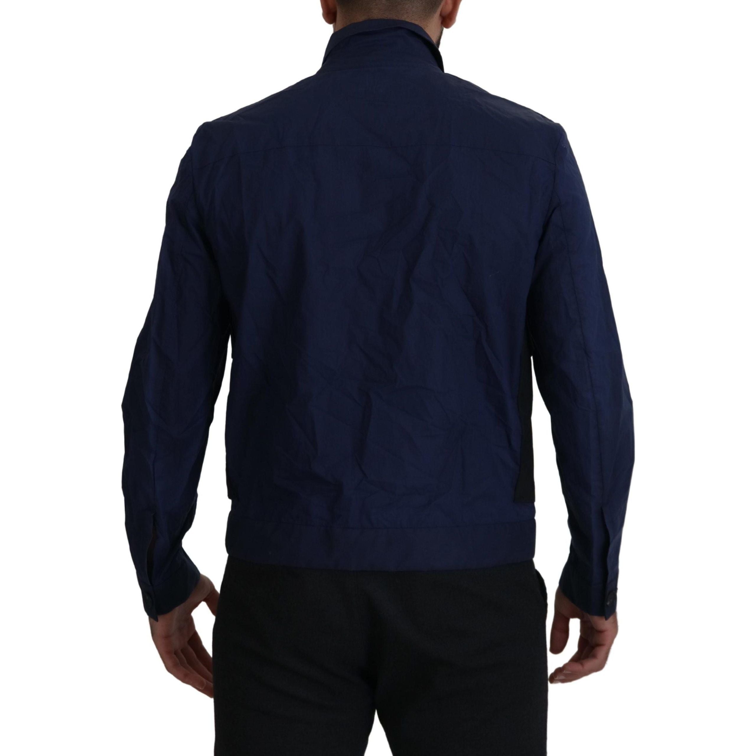 Dsquared² Svelte Dark Blue Cotton Shirt for Elevated Style