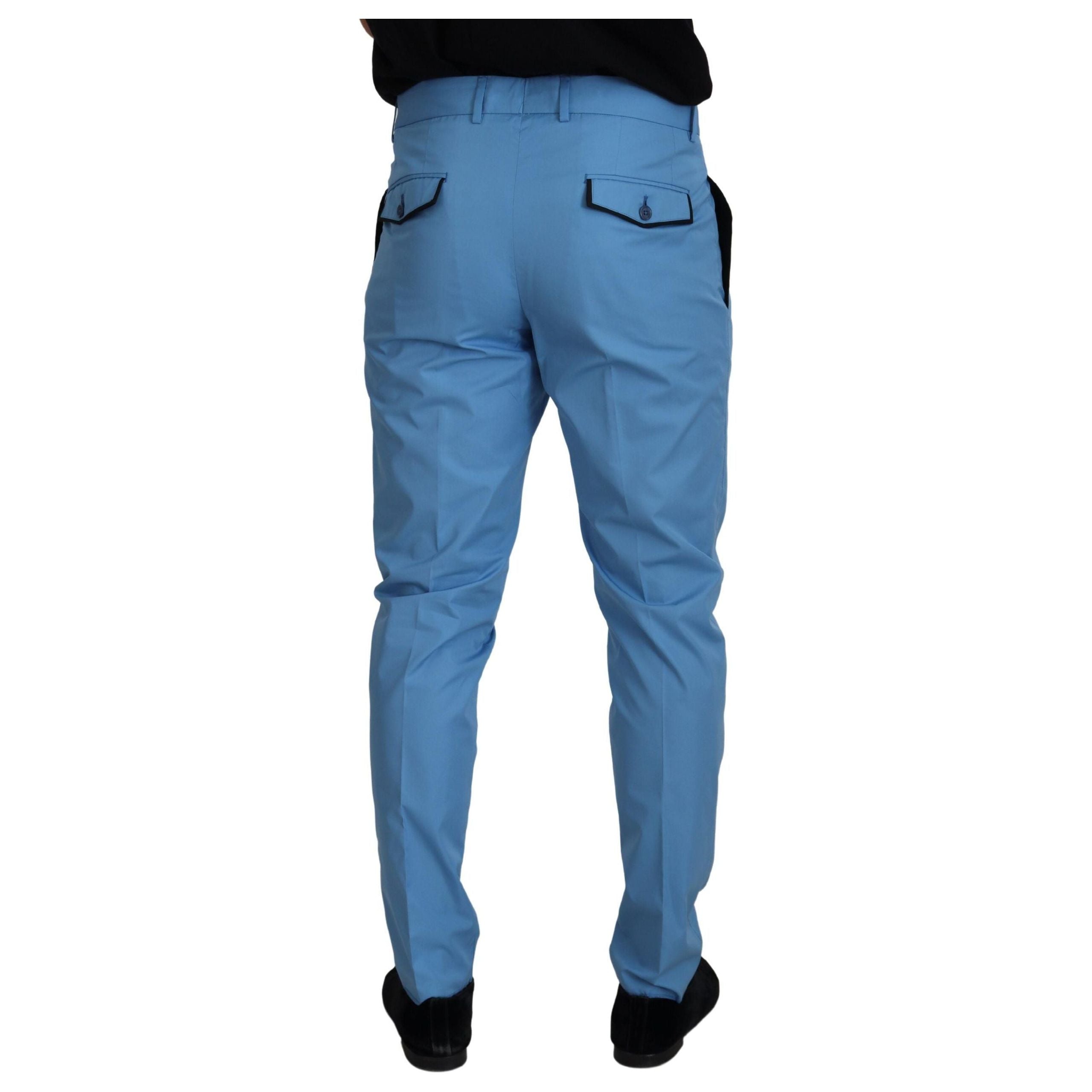 Dolce & Gabbana Elegant Slim Fit Chinos - Indulge in Italian Luxury