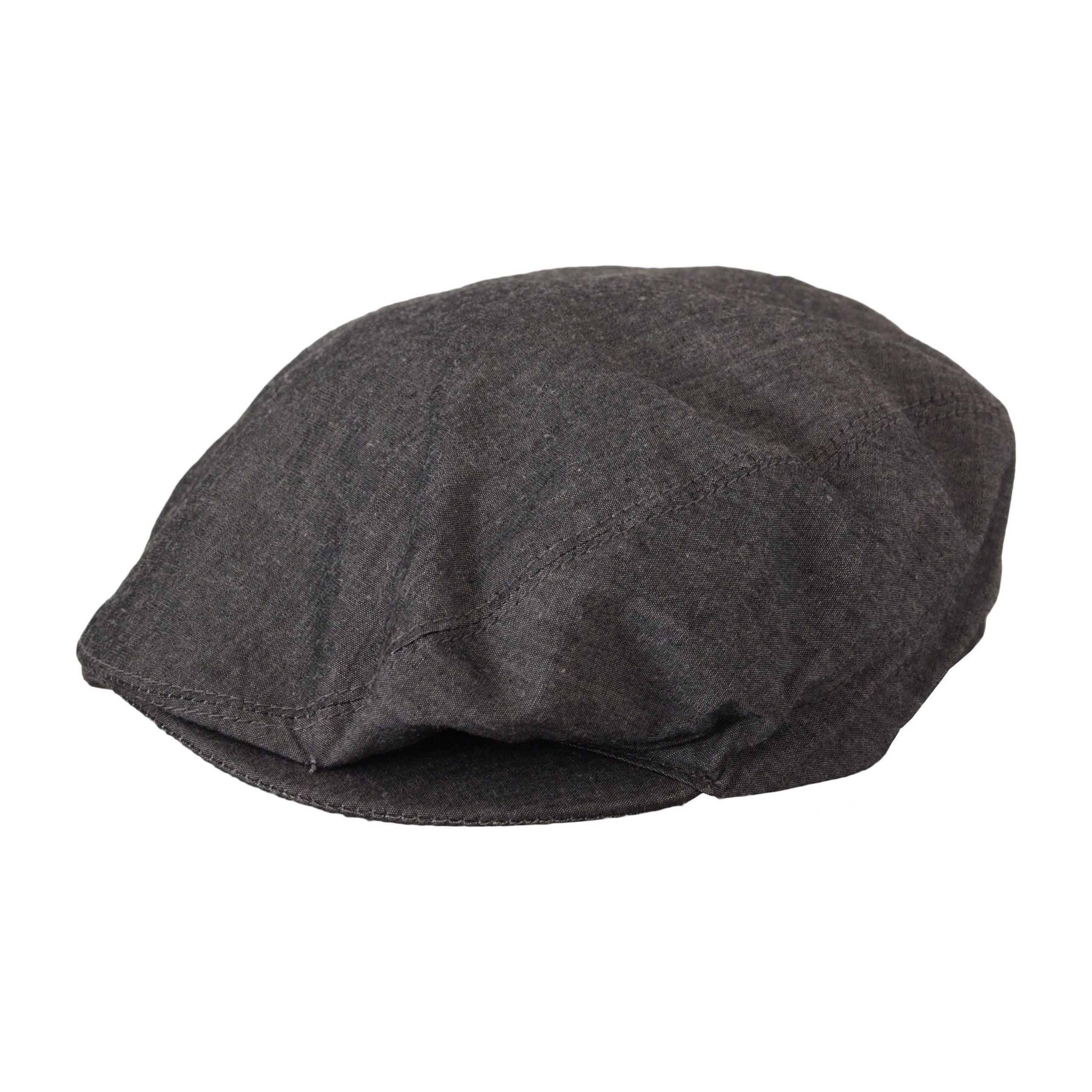 Dolce & Gabbana Gray Cotton Newsboy Hat for Sophisticated Style