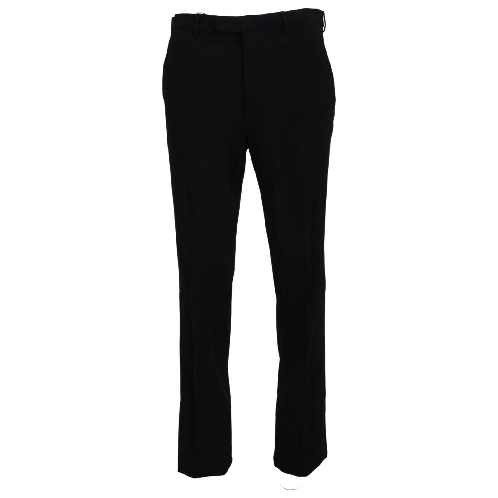 BENCIVENGA Black Wool MainLine Trousers for Timeless Style
