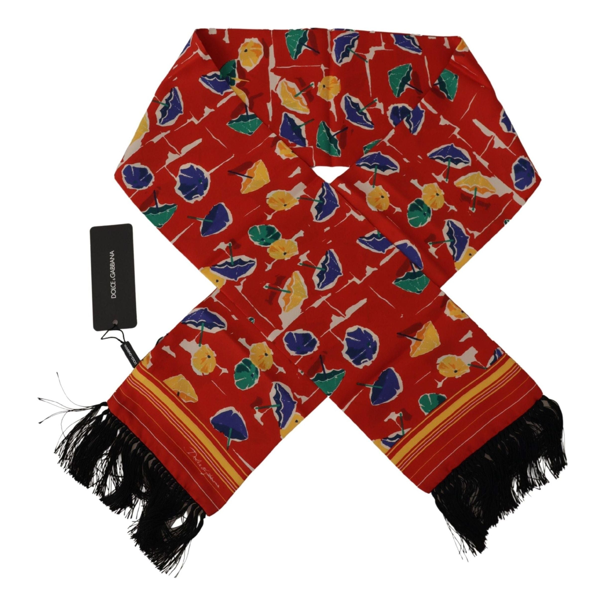 Dolce & Gabbana Multicolor Silk Scarf