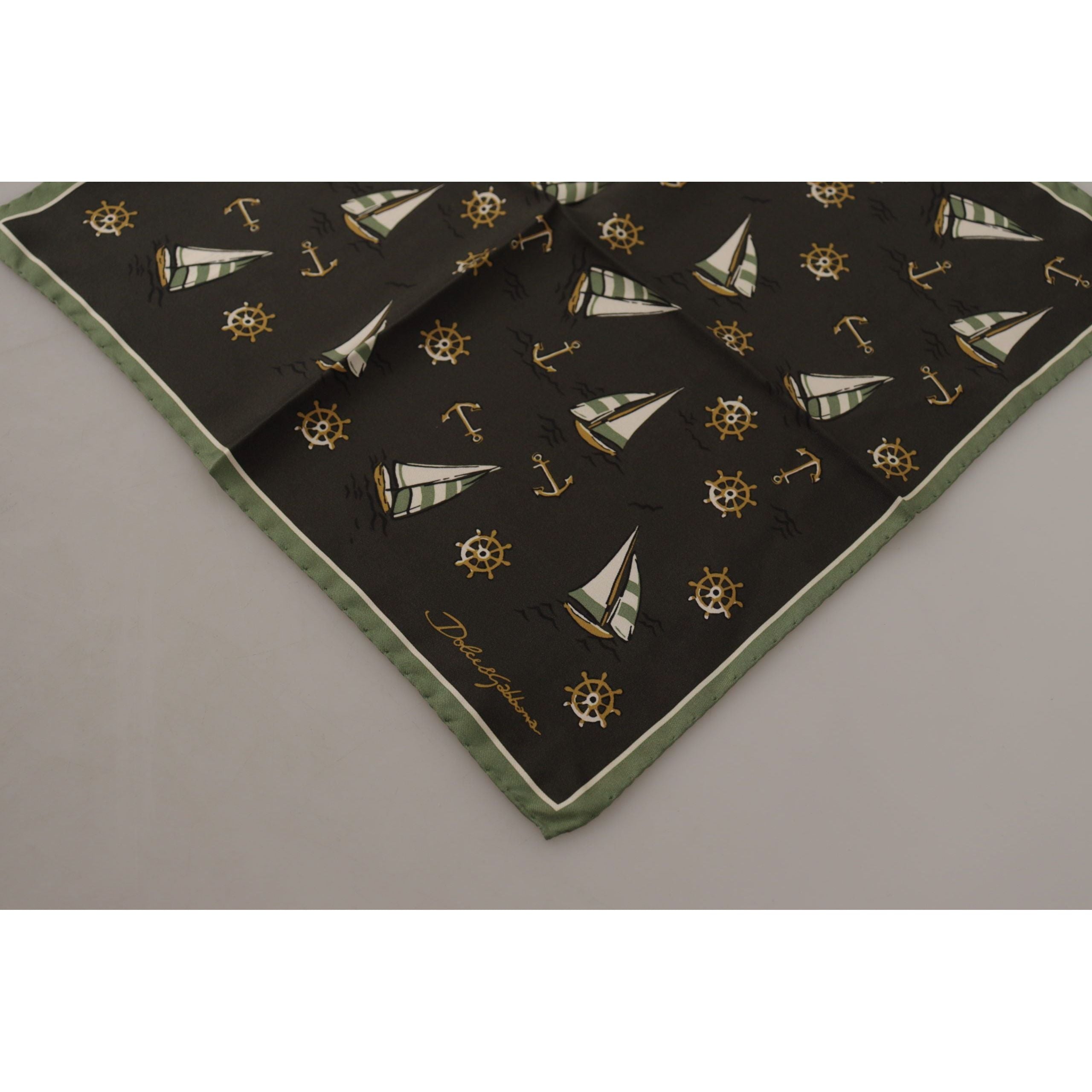 Dolce & Gabbana Multicolor Silk Square Scarf