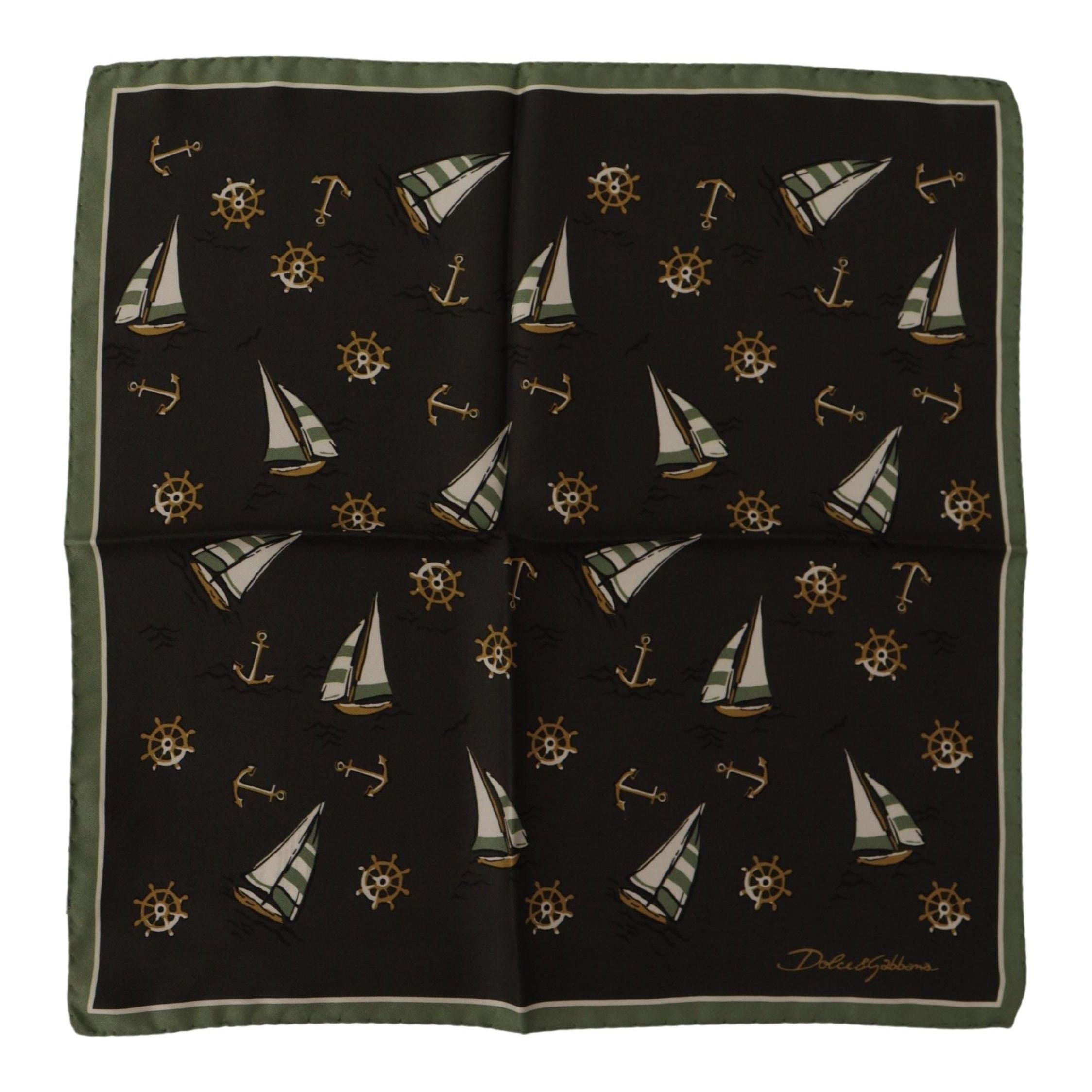 Dolce & Gabbana Multicolor Silk Square Scarf