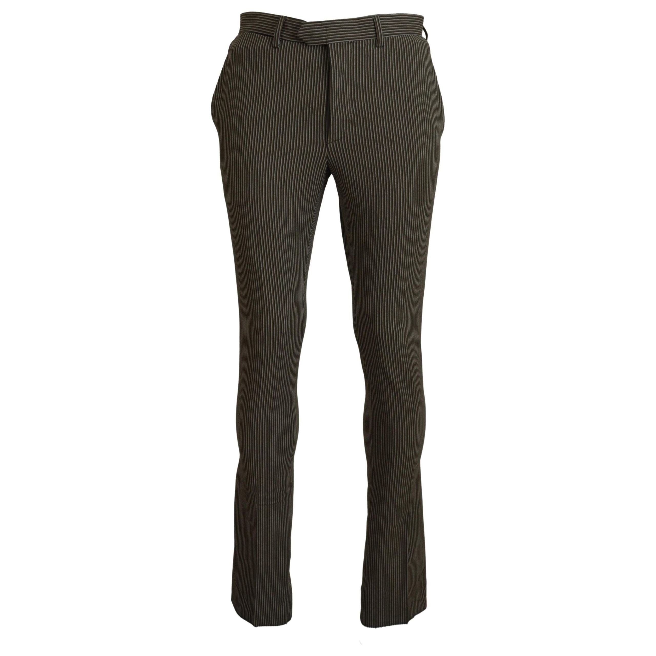 BENCIVENGA Multicolor Pure Cotton Trousers Luxury