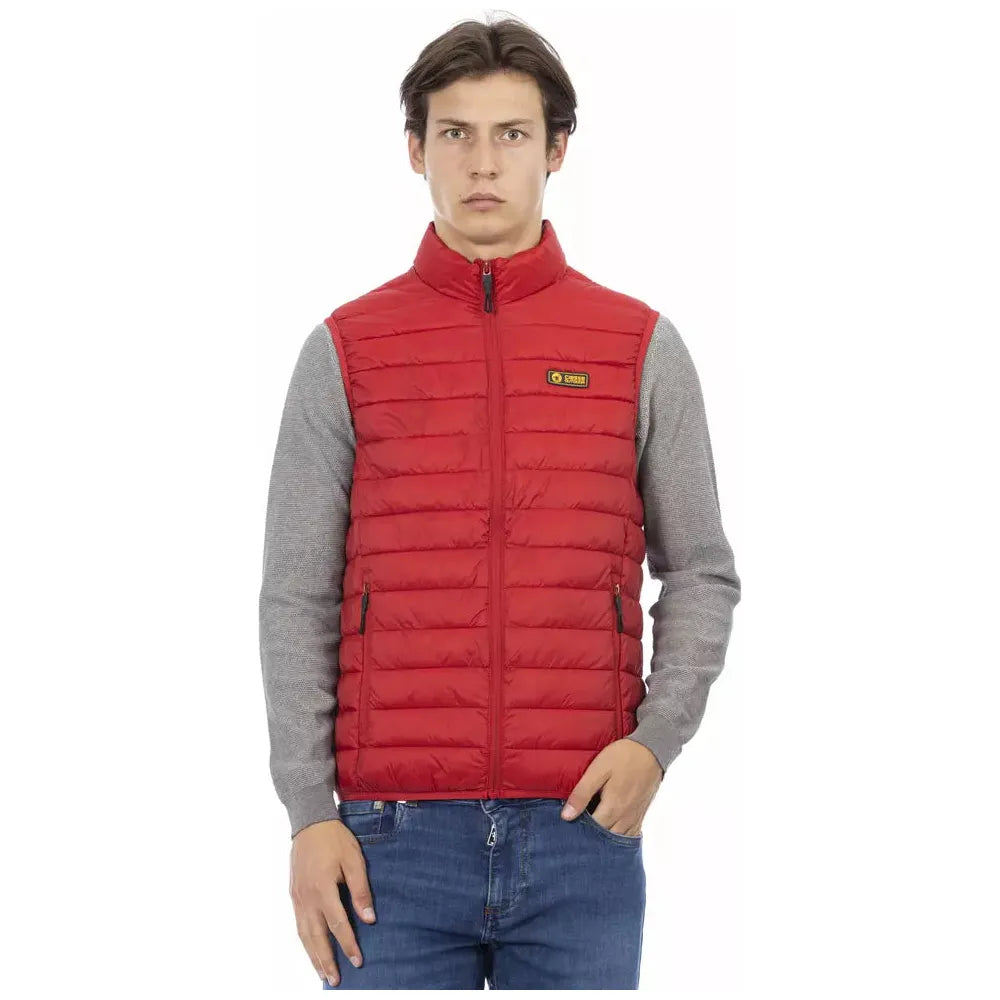 Ciesse Outdoor Red Cotton Sleeveless Jacket for Effortless Style