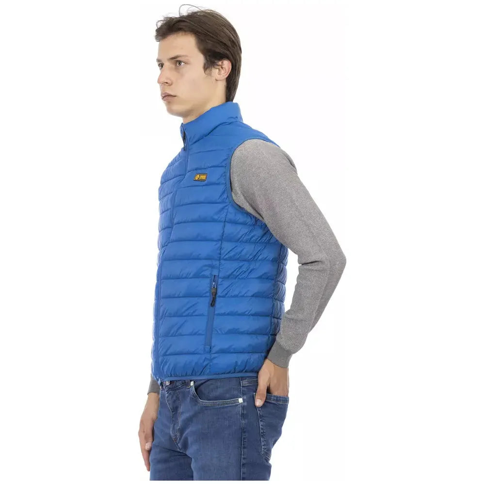 Ciesse Outdoor Blue Cotton Sleeveless Jacket for Elevated Style