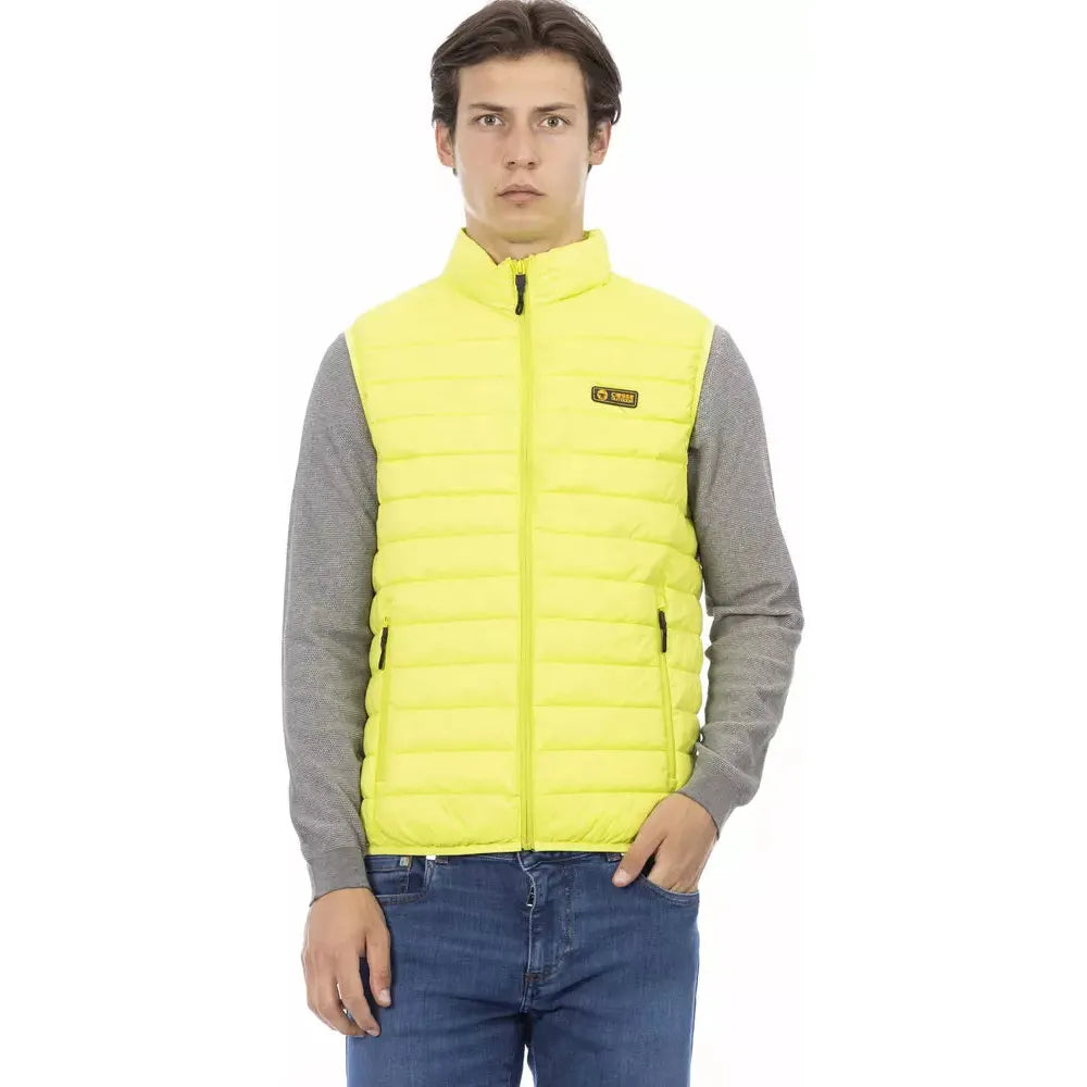 Ciesse Outdoor Yellow Nylon Sleeveless Jacket for Effortless Elegance