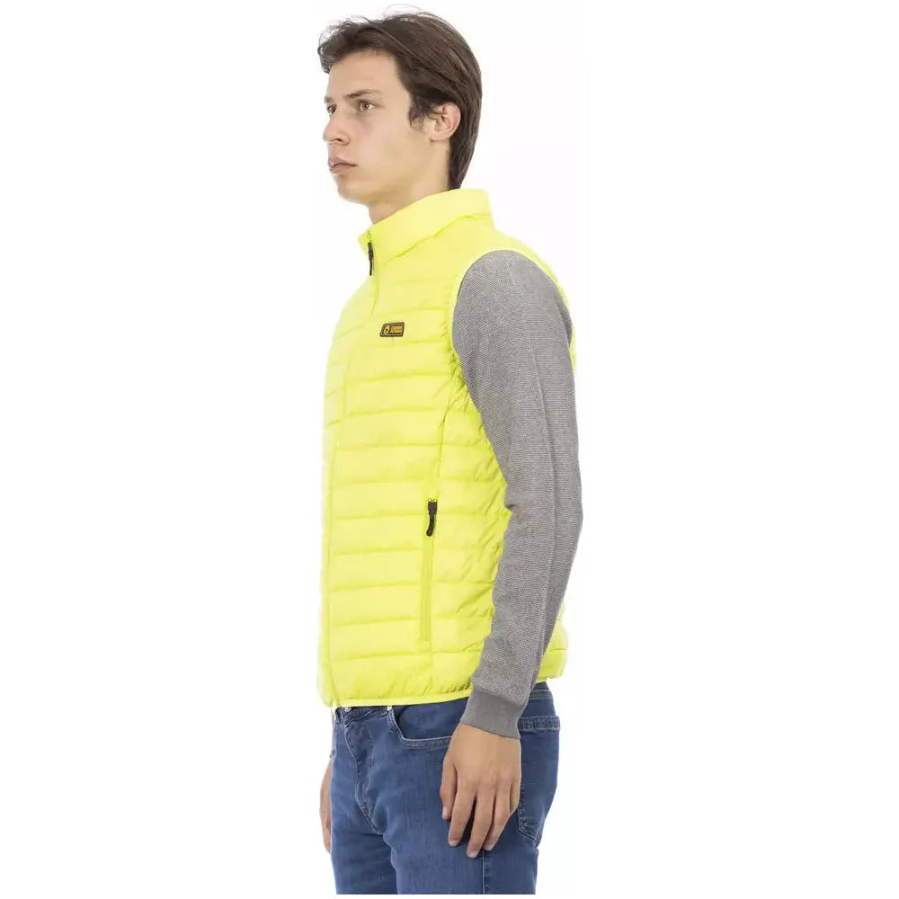 Ciesse Outdoor Yellow Nylon Sleeveless Jacket for Effortless Elegance