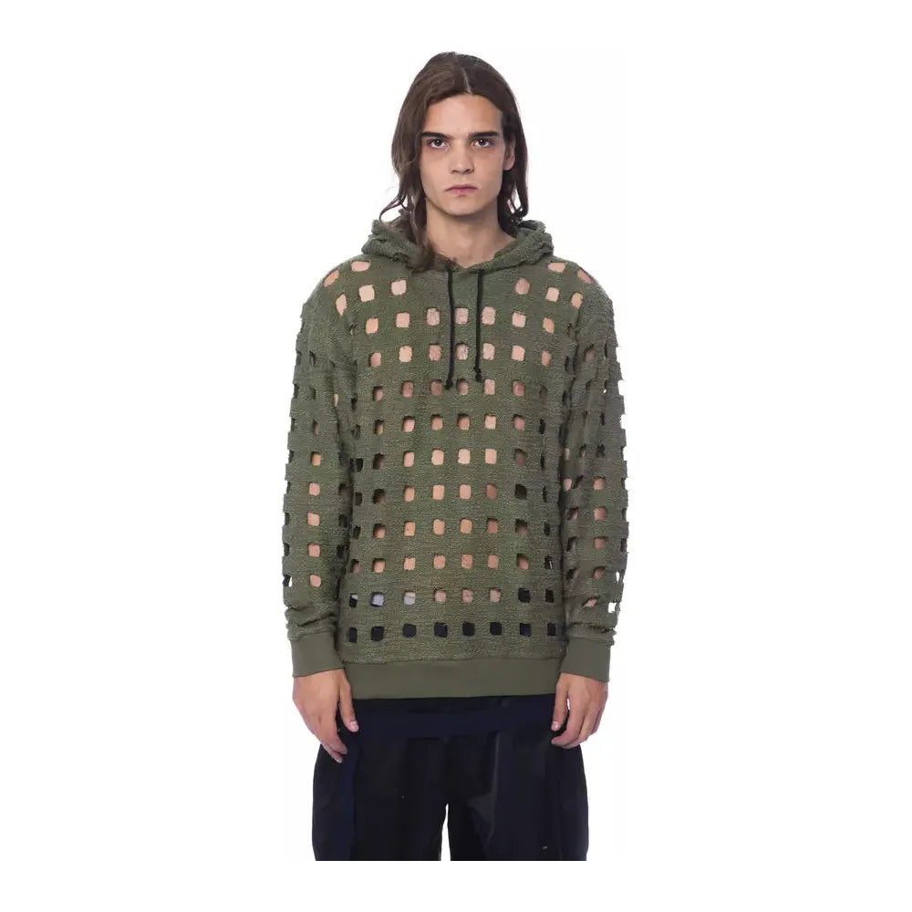Nicolo Tonetto Army Cotton Sweater for Effortless Elegance