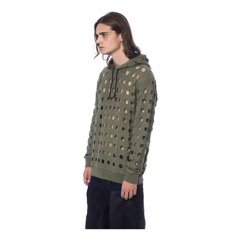 Nicolo Tonetto Army Cotton Sweater for Effortless Elegance