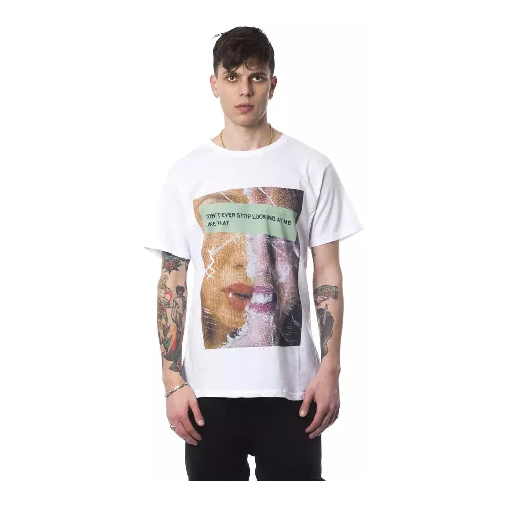 Nicolo Tonetto White Cotton T-Shirt for Effortless Elegance