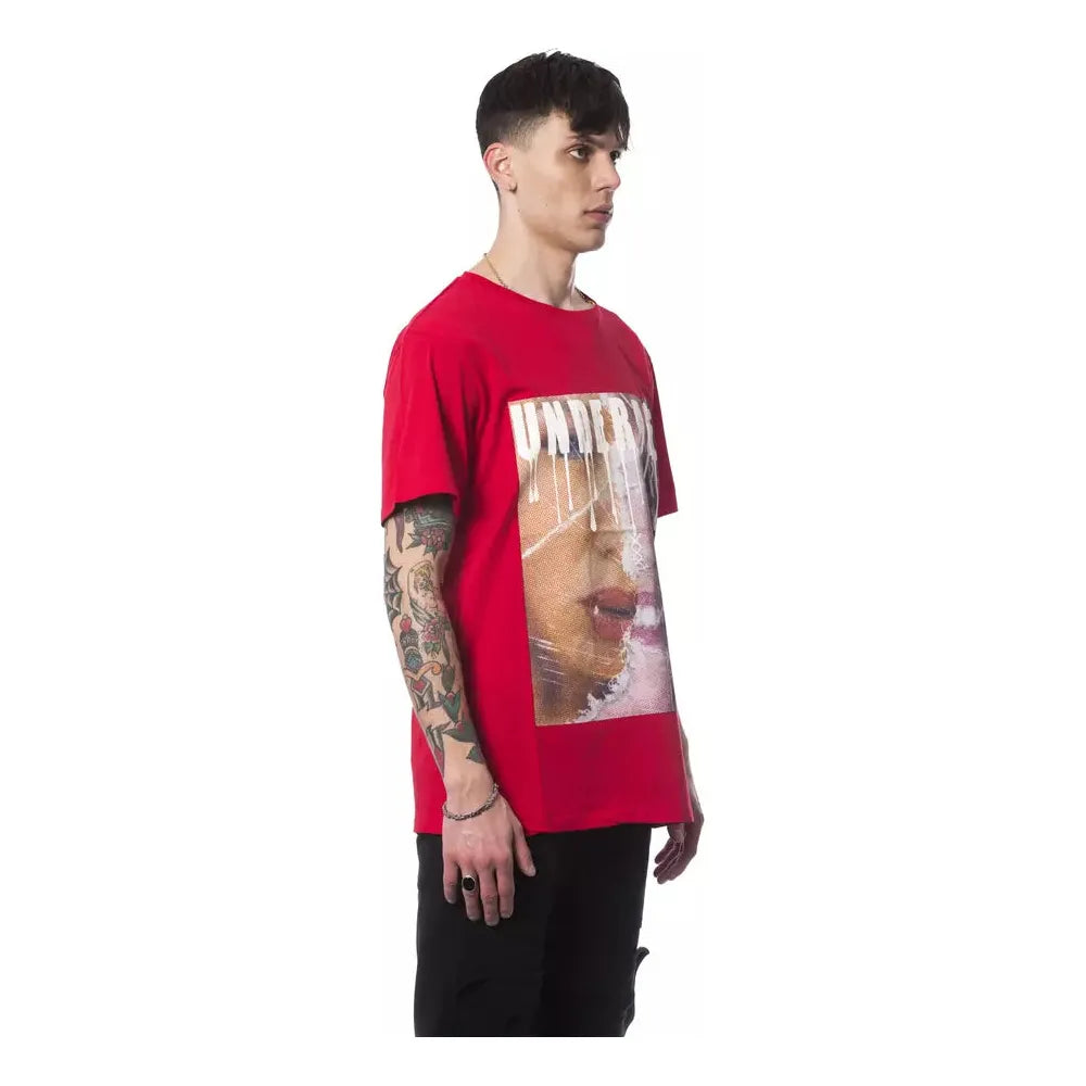 Nicolo Tonetto Red Cotton T-Shirt for Elevated Style