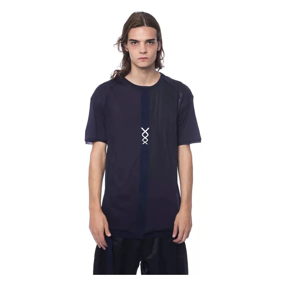 Nicolo Tonetto Blue Cotton T-Shirt for Effortless Elegance