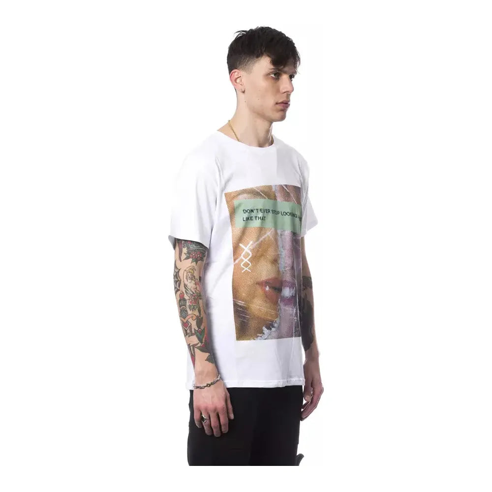Nicolo Tonetto White Cotton T-Shirt for Effortless Elegance