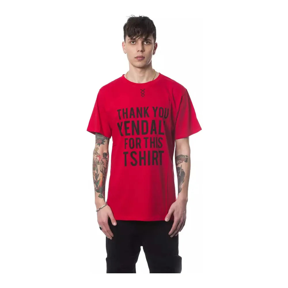 Nicolo Tonetto Red Cotton T-Shirt for Elevated Style