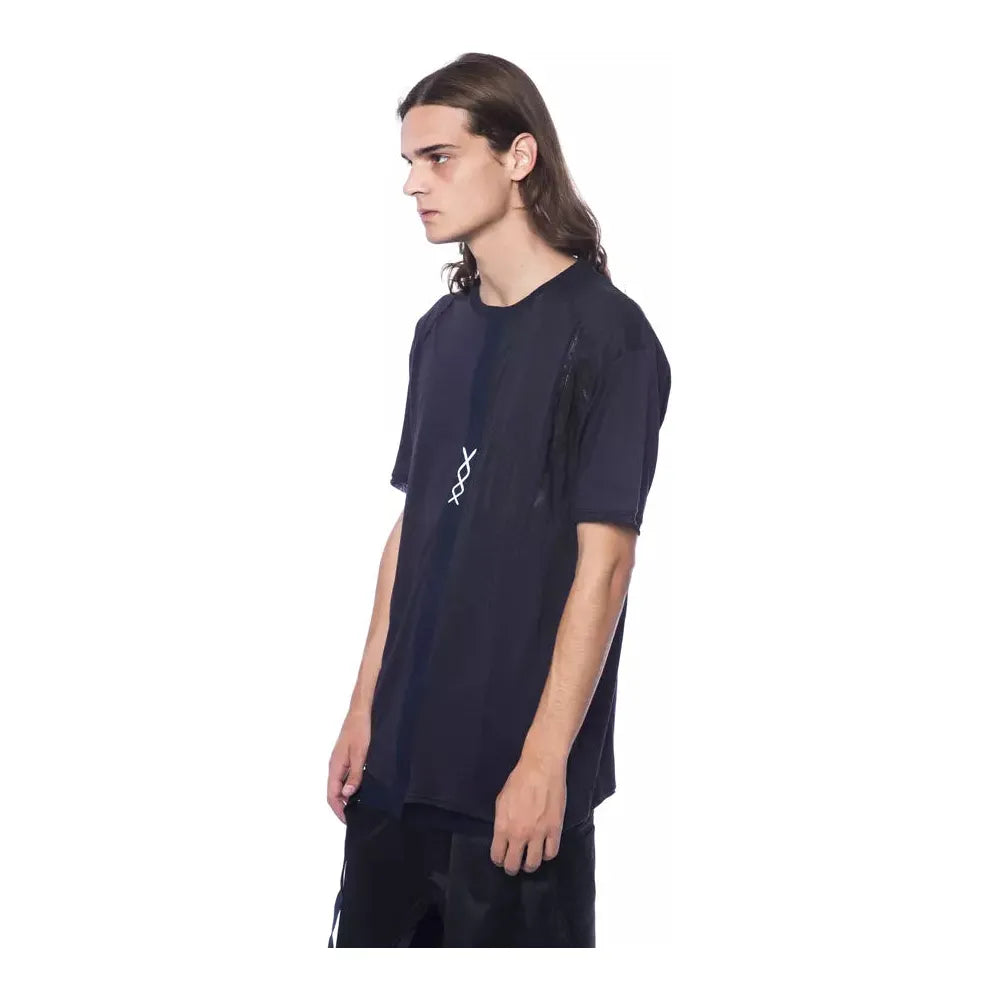 Nicolo Tonetto Blue Cotton T-Shirt for Effortless Elegance