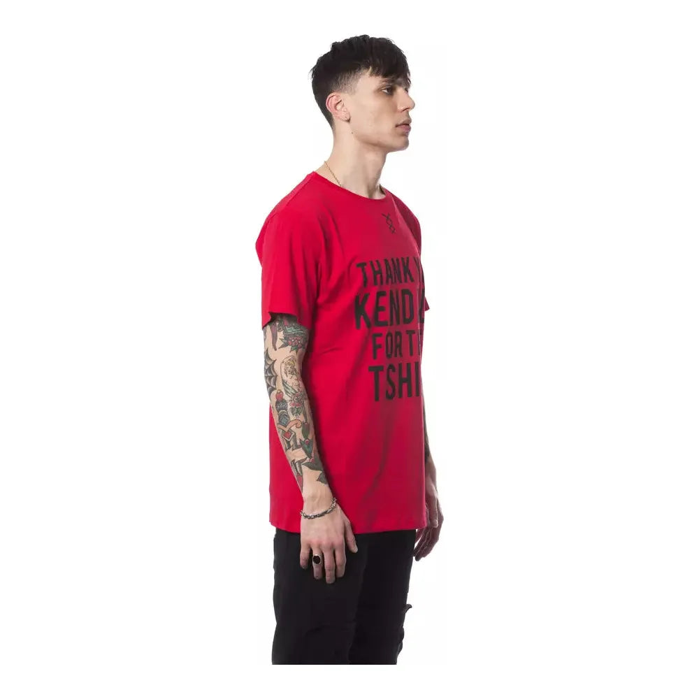 Nicolo Tonetto Red Cotton T-Shirt for Elevated Style