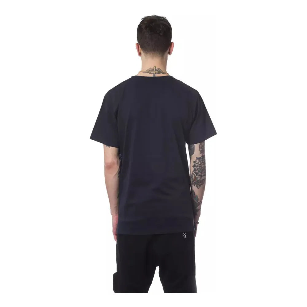 Nicolo Tonetto Blue Cotton T-Shirt for Elevated Style