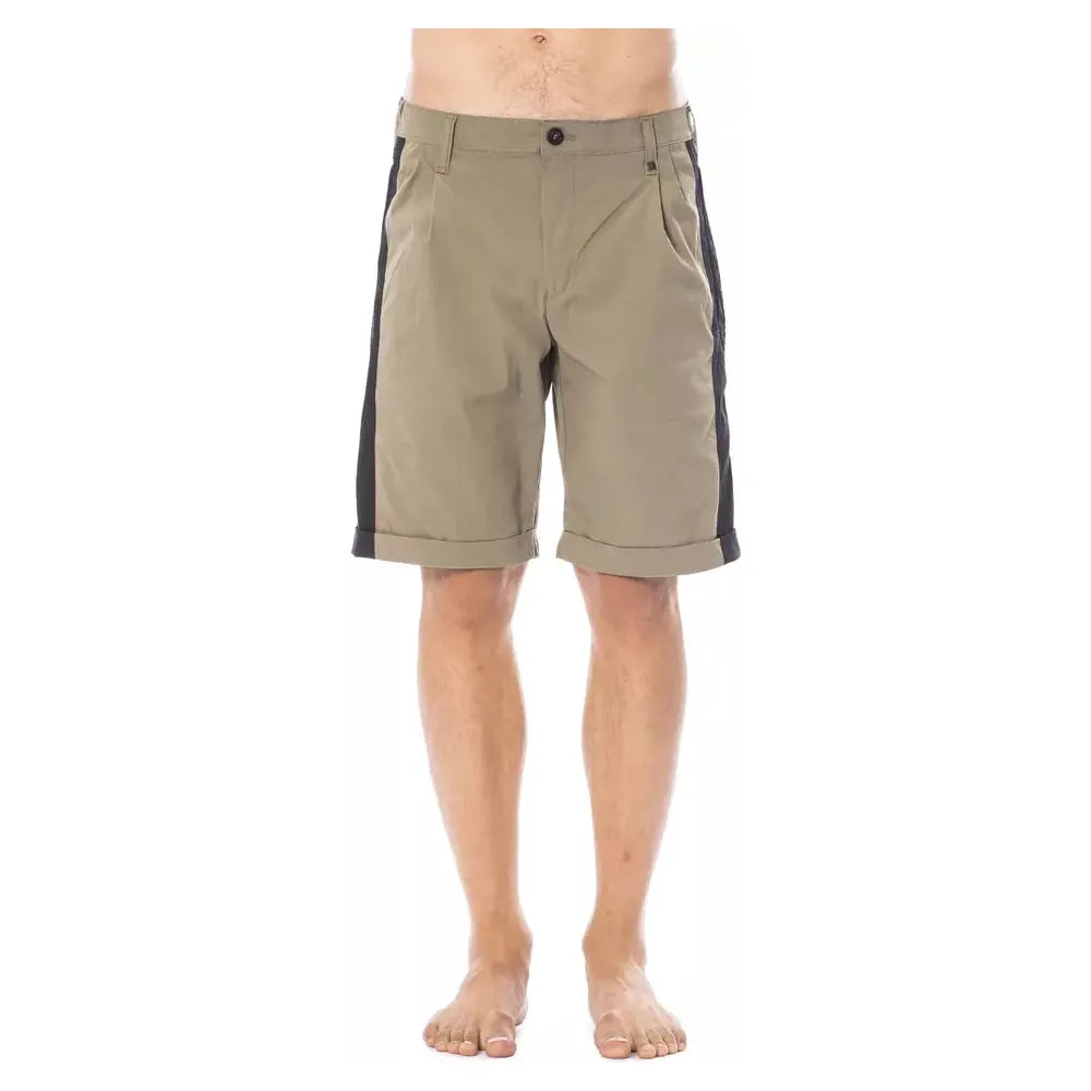 Verri Army Cotton Casual Shorts for Elevated Style