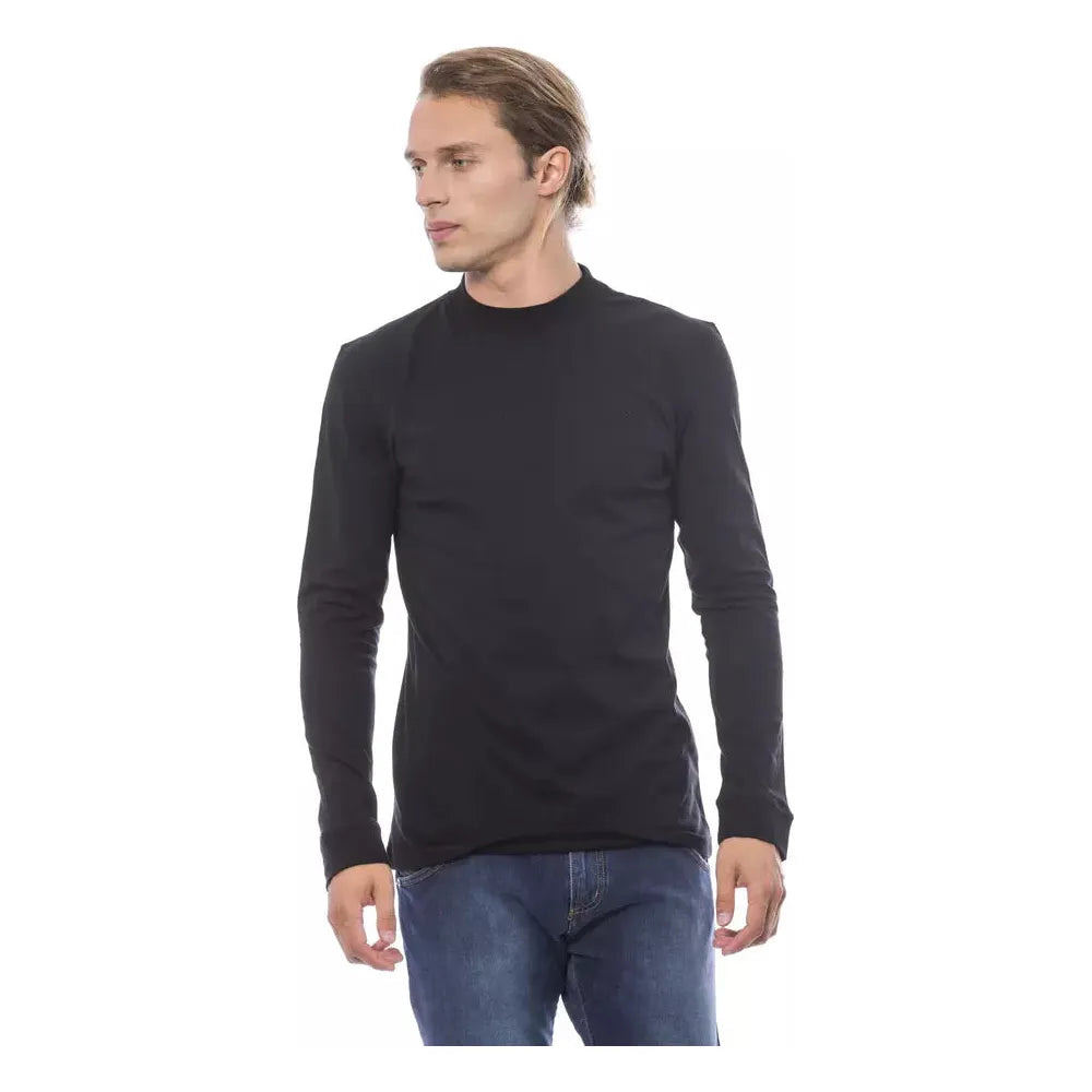 Verri Black Cotton Sweater - Timeless Luxury Knitwear