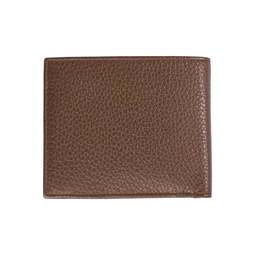 Trussardi Brown Leather Wallet - Timeless Luxury Accessory