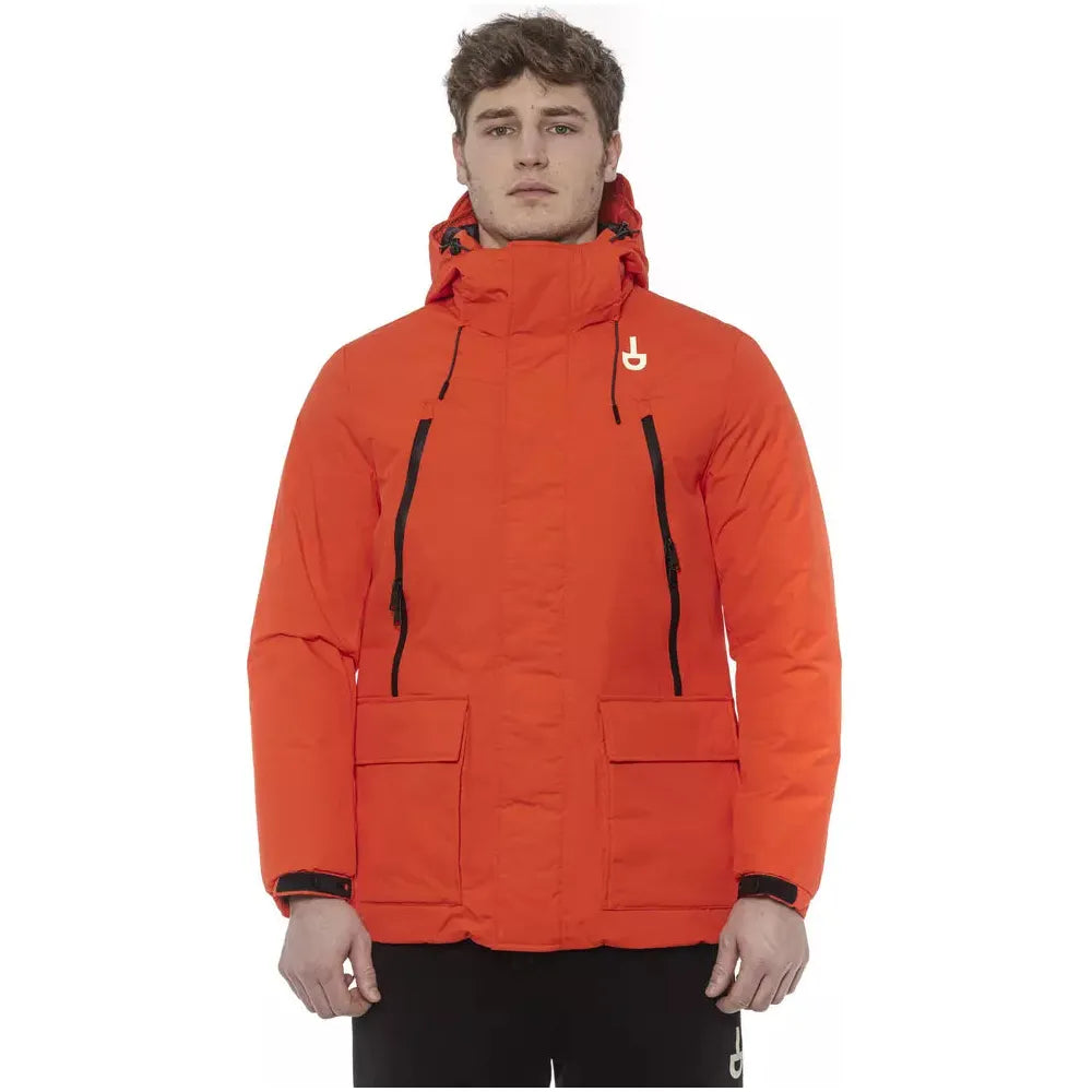 Tond Red Wool Jacket - Sophisticated Outerwear Statement Piece