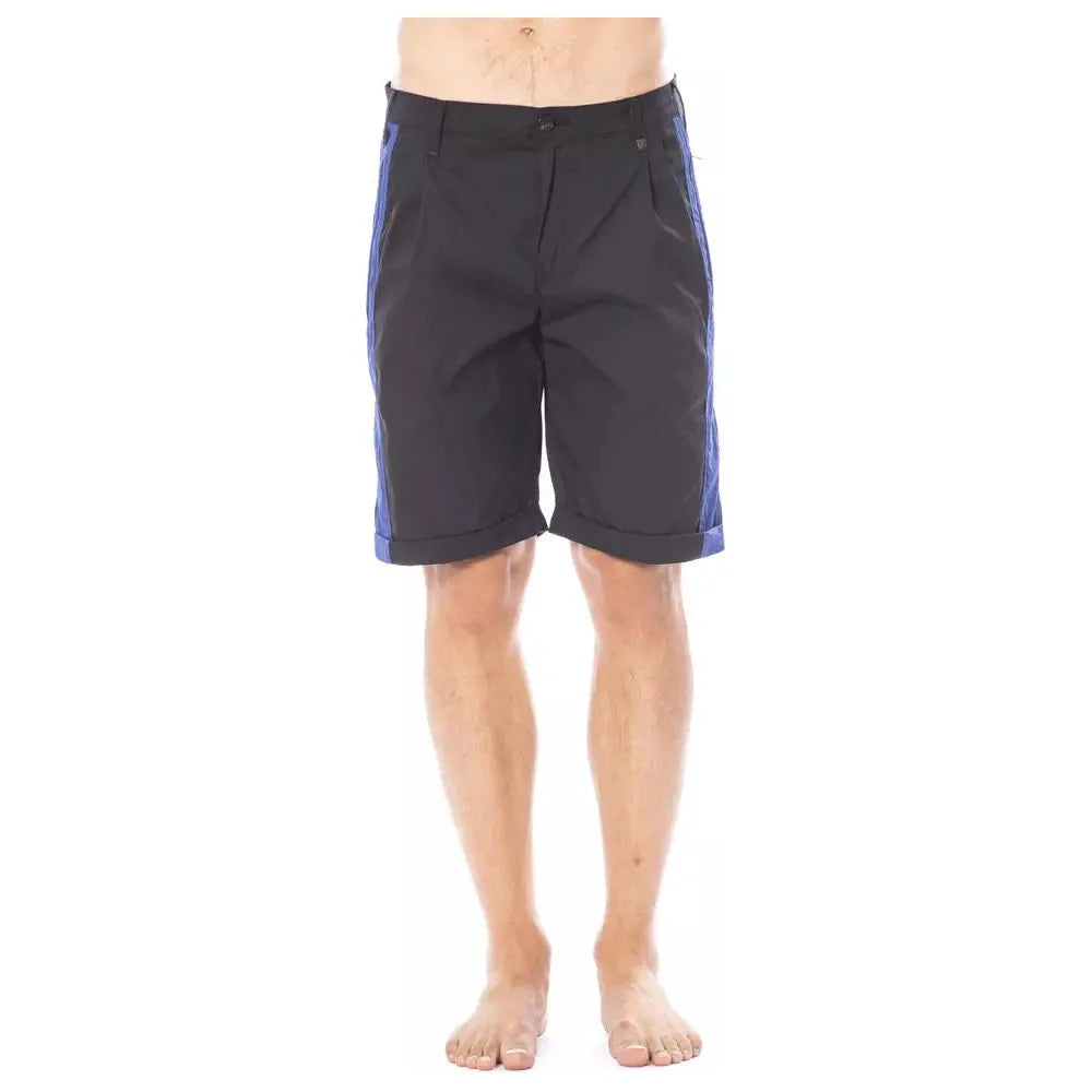 Verri Black Cotton Tailored Shorts for Effortless Elegance