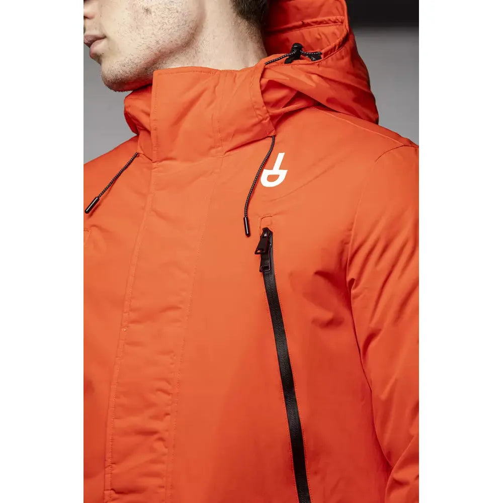 Tond Red Wool Jacket - Sophisticated Outerwear Statement Piece