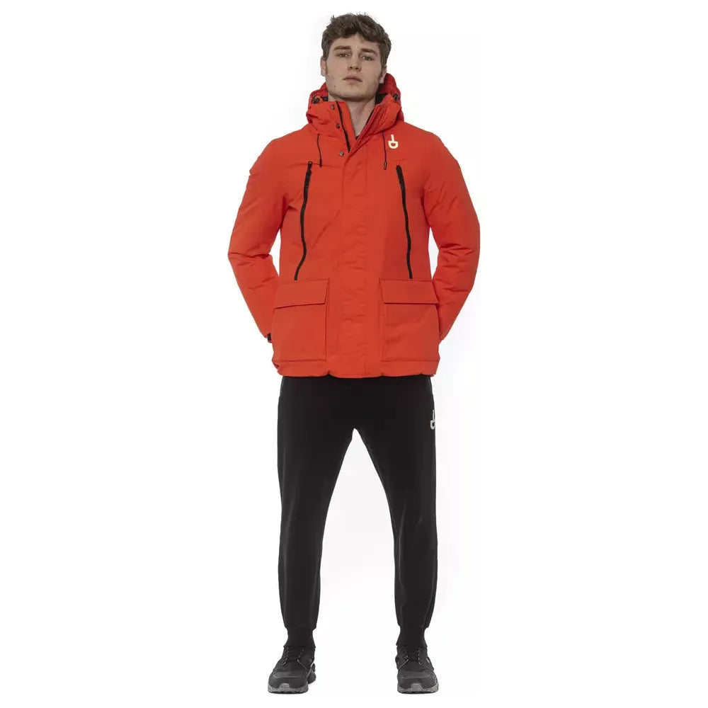 Tond Red Wool Jacket - Sophisticated Outerwear Statement Piece