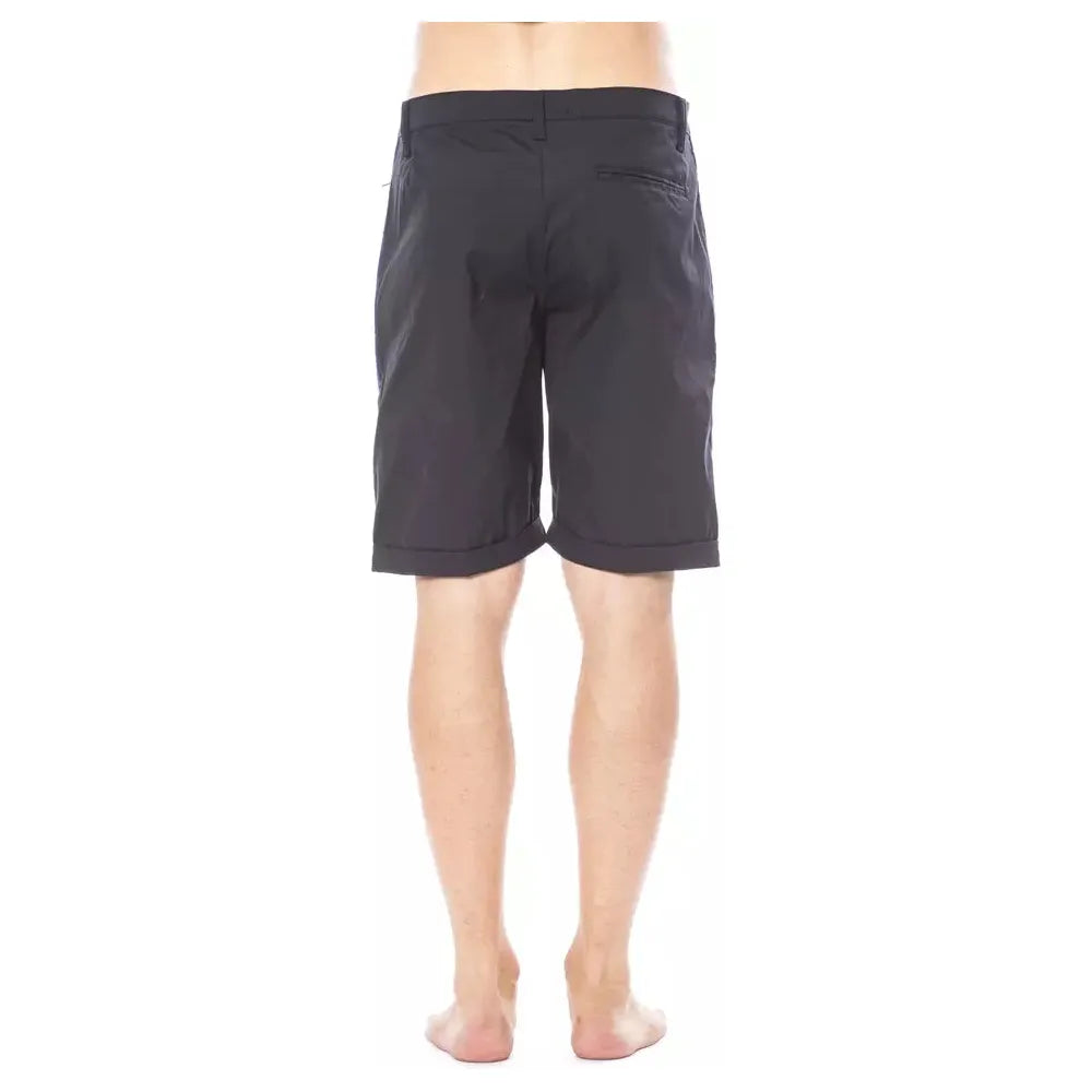 Verri Black Cotton Tailored Shorts for Effortless Elegance