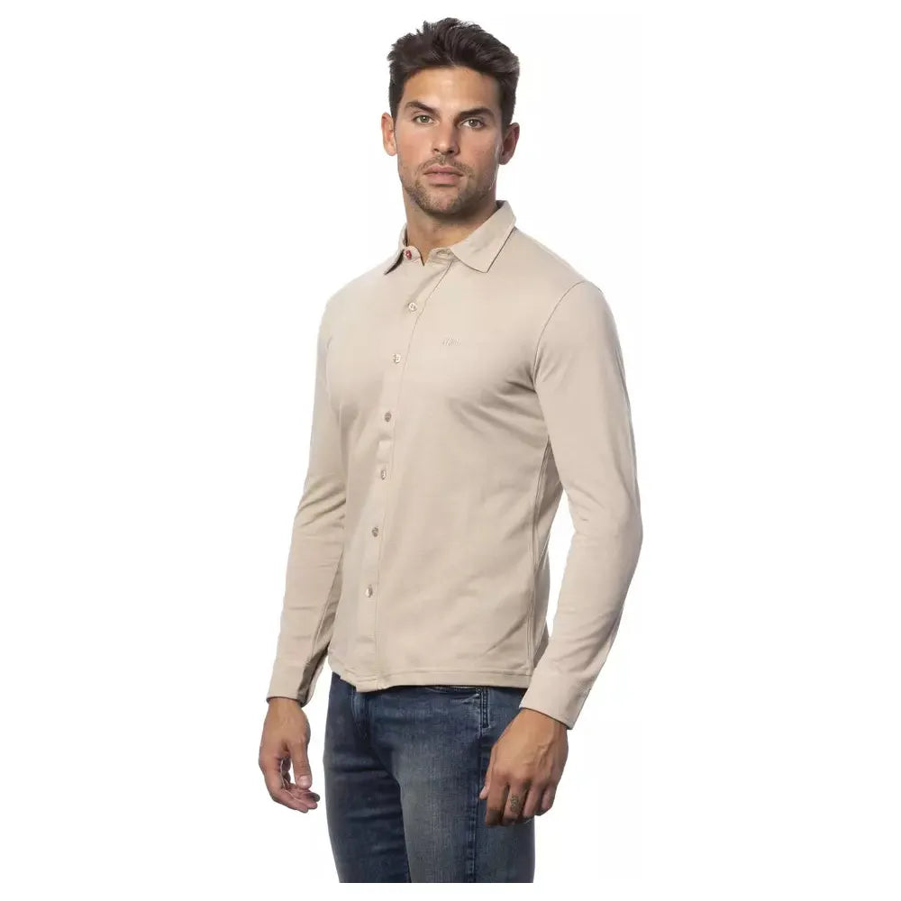 Verri Beige Cotton Shirt - Timeless Italian Sophistication