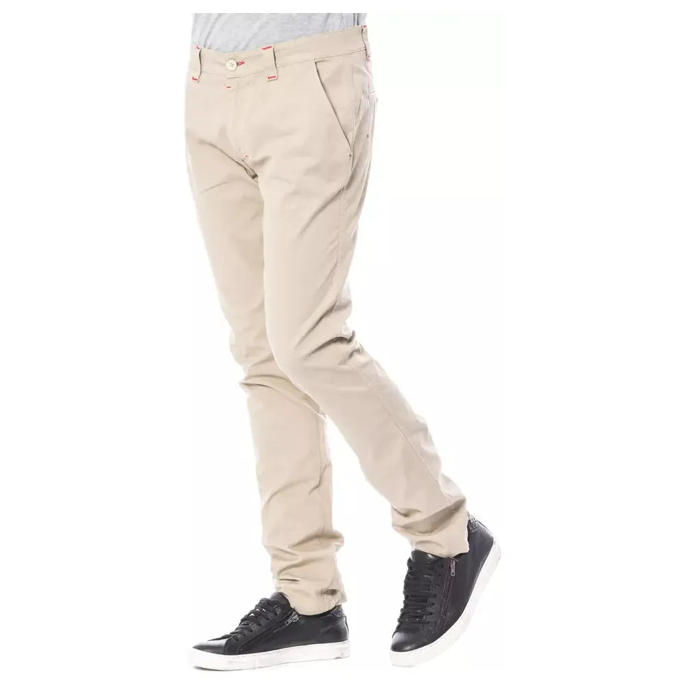 Verri Beige Cotton Chino Pant for Elevated Style