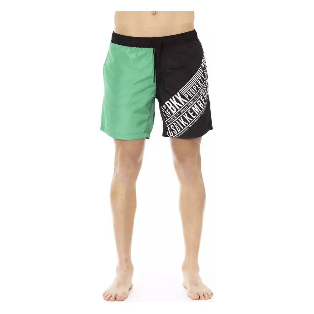 Bikkembergs Green Swim Short for Elevated Summer Style