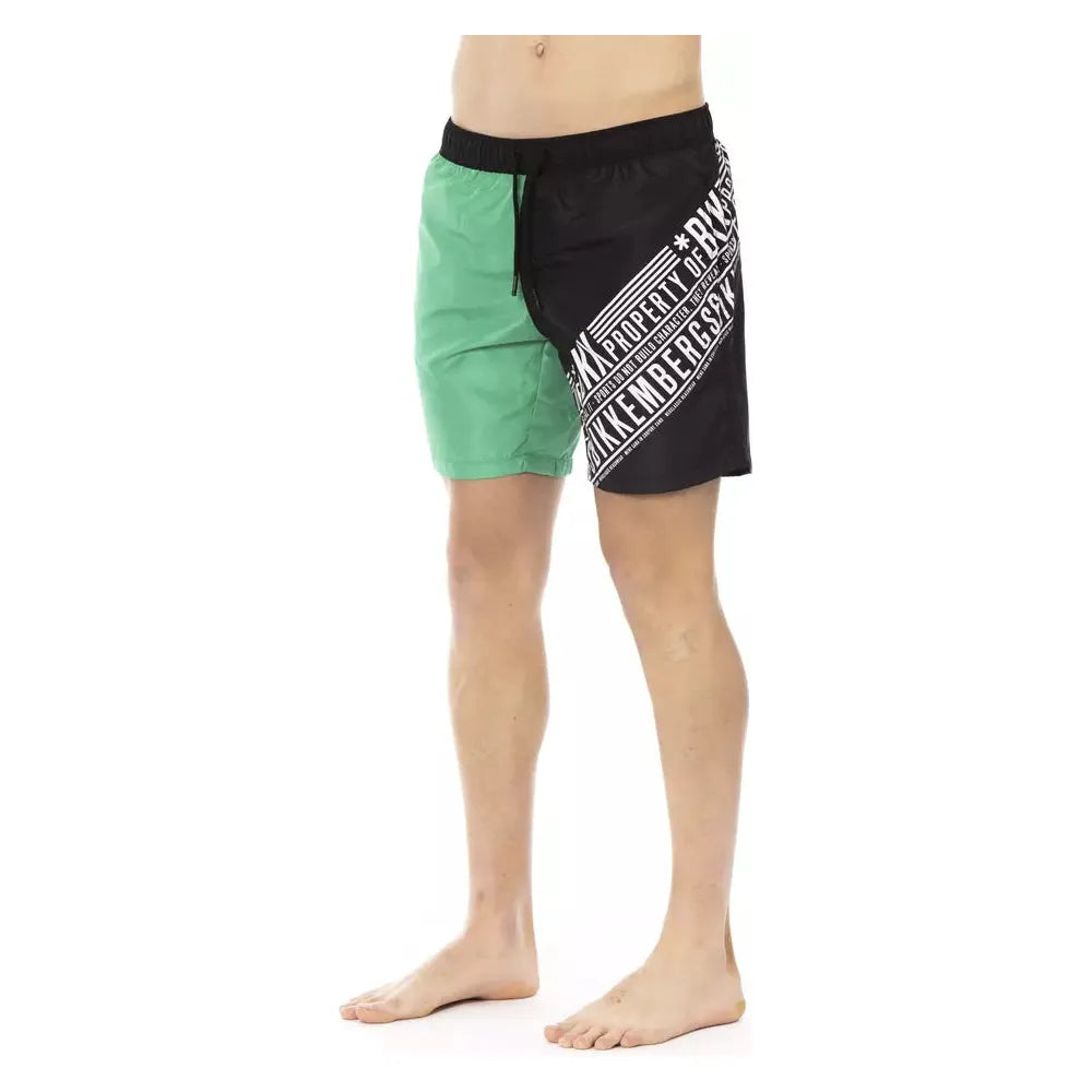 Bikkembergs Green Swim Short for Elevated Summer Style