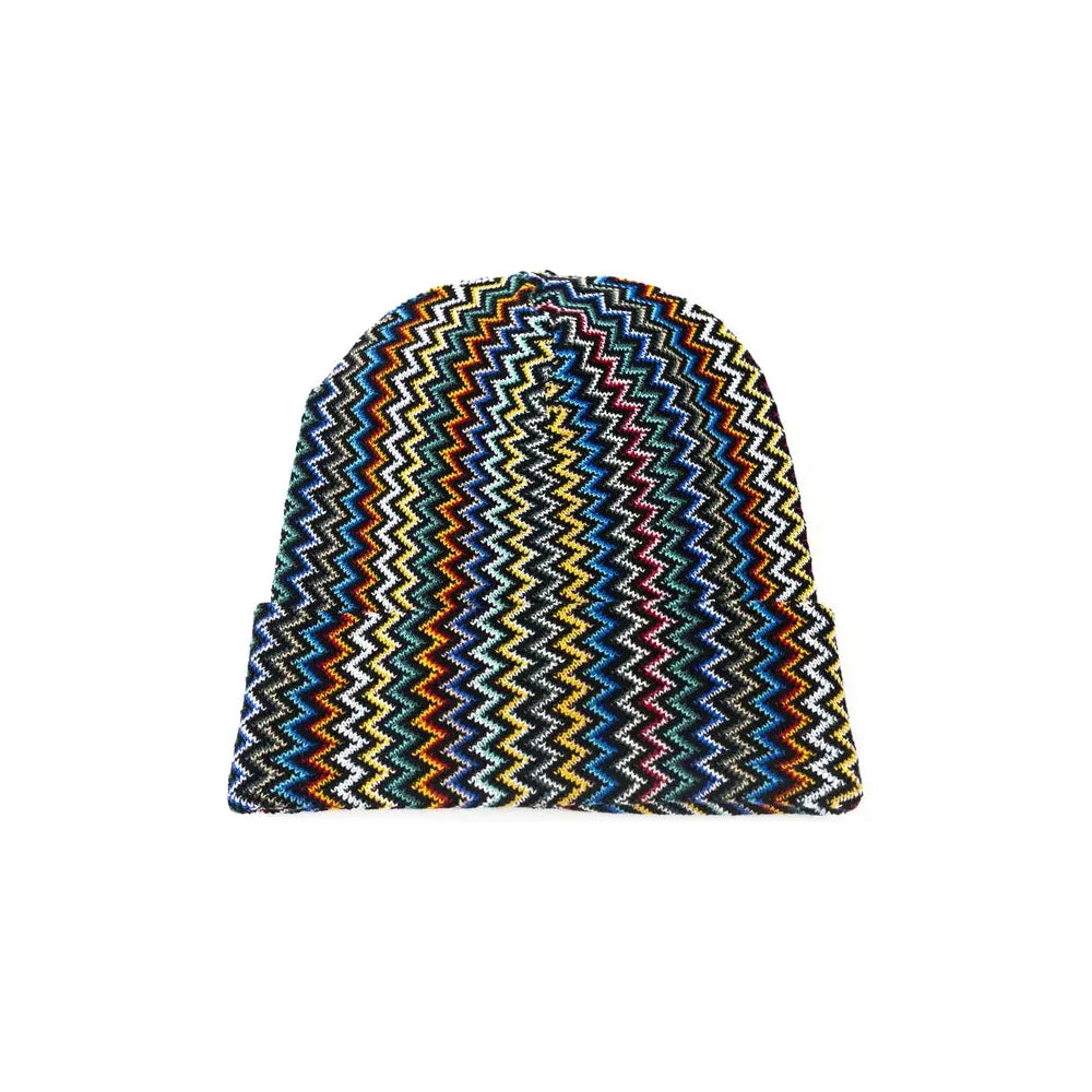 Missoni Multicolor Wool Hat - Italian Luxury Accessory