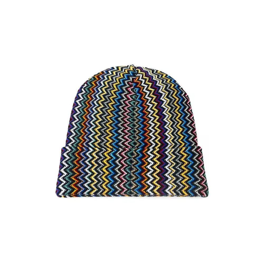 Missoni Multicolor Wool Hat - Italian Luxury Accessory