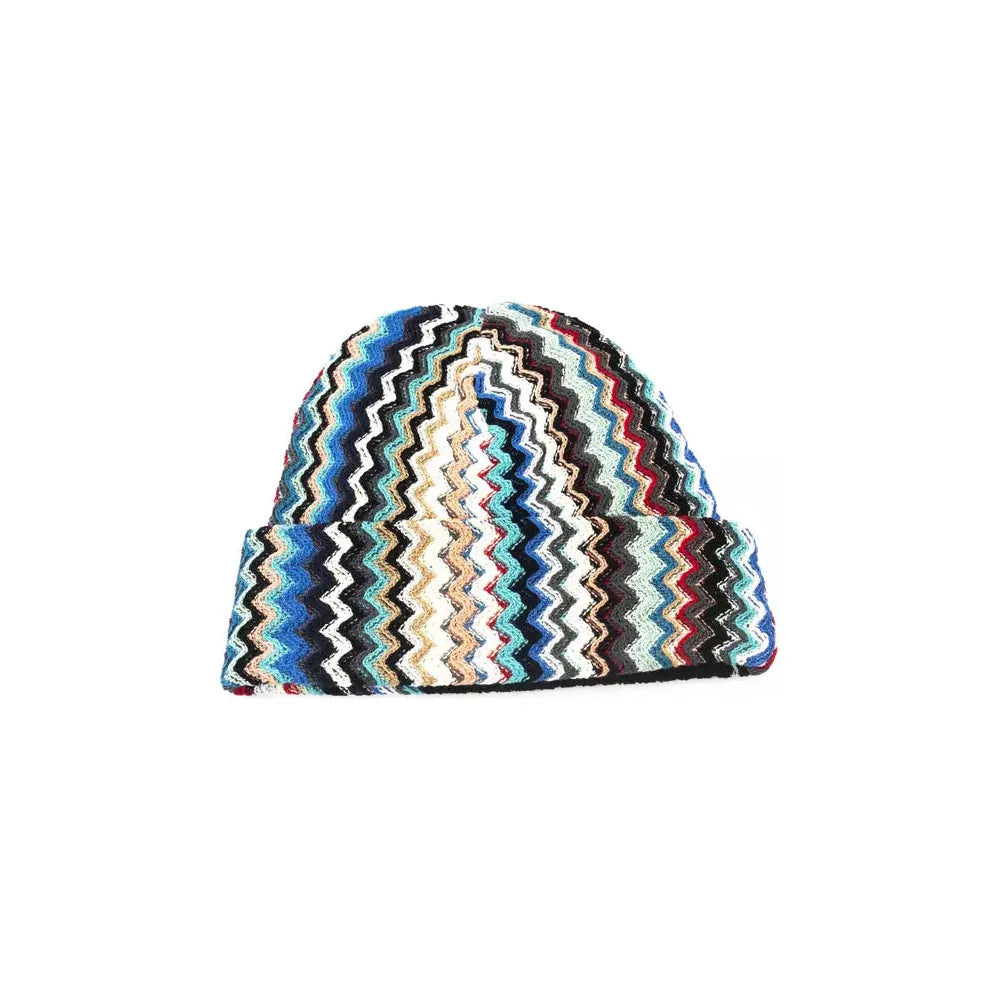 Missoni Multicolor Wool Hat for Elevated Style