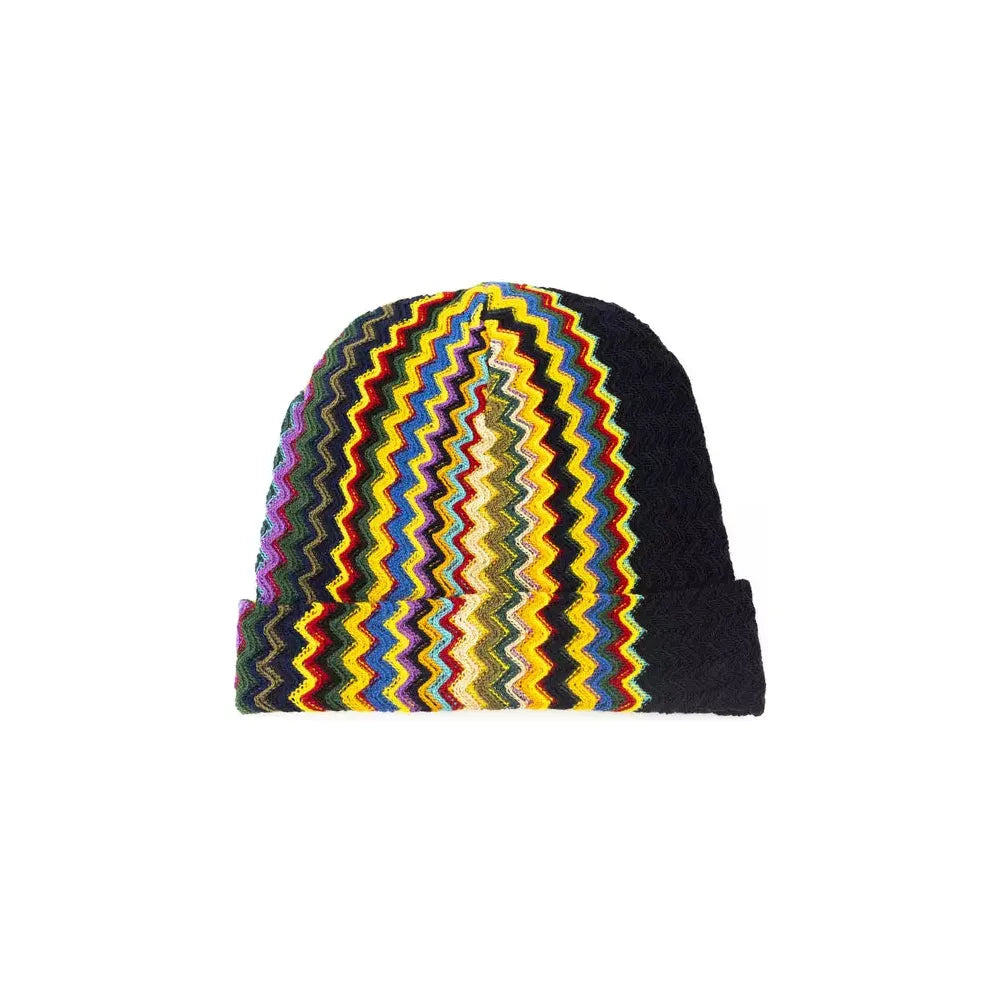 Missoni Multicolor Wool Hat - Elegant Fashion Statement