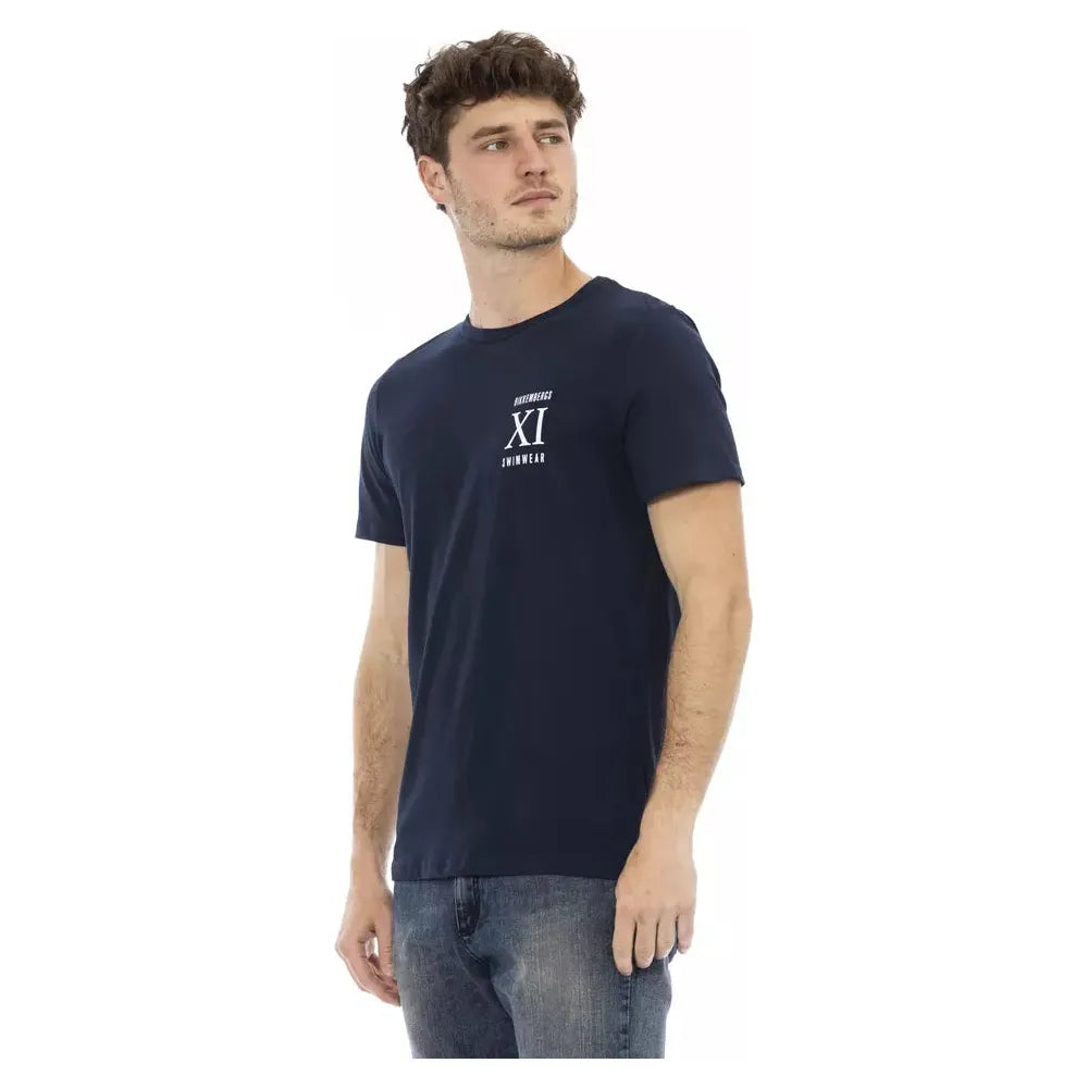 Bikkembergs Army Green Cotton T-Shirt for Effortless Style