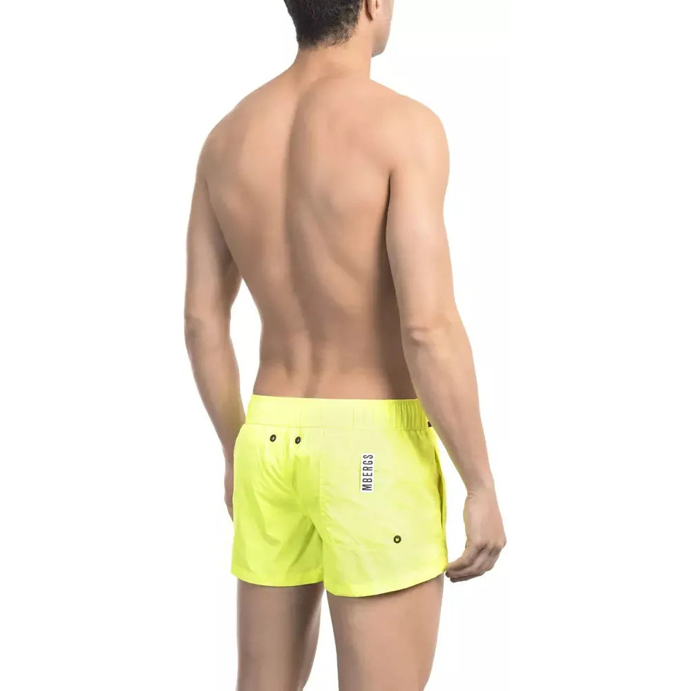 Bikkembergs Yellow Swim Short for Elevated Summer Style