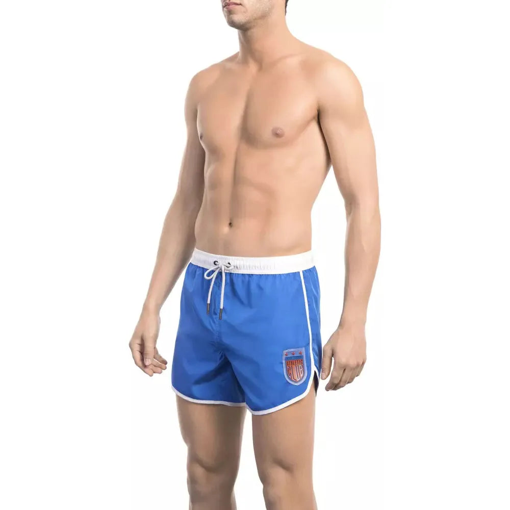 Bikkembergs Blue Swim Short for Effortless Summer Style