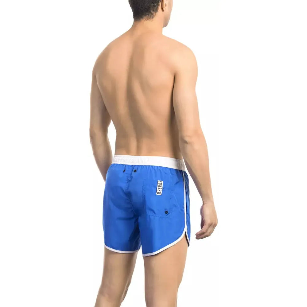 Bikkembergs Blue Swim Short for Effortless Summer Style