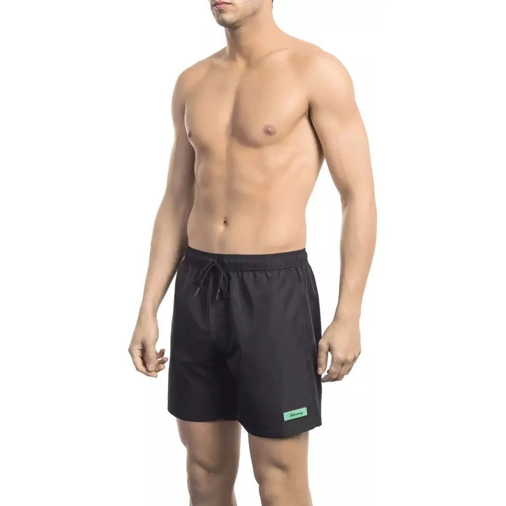Bikkembergs Black Swim Short for Effortless Luxury Style