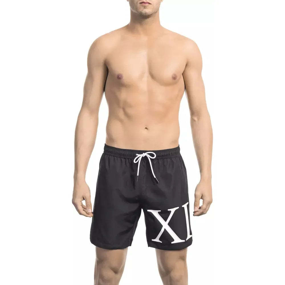 Bikkembergs Black Swim Short with Elegant Design