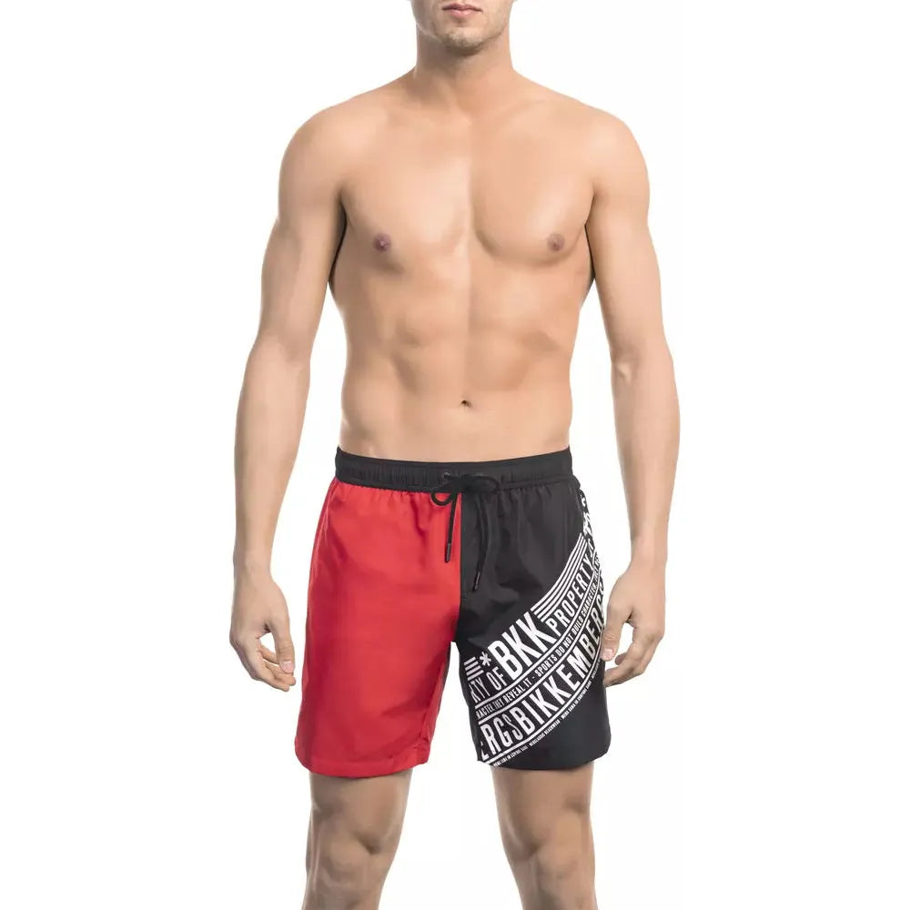 Bikkembergs Red Swim Short for Elevated Beach Style