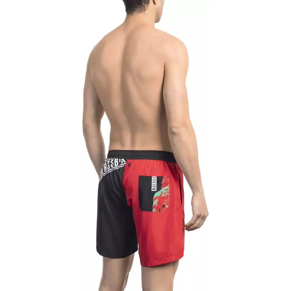 Bikkembergs Red Swim Short for Elevated Beach Style