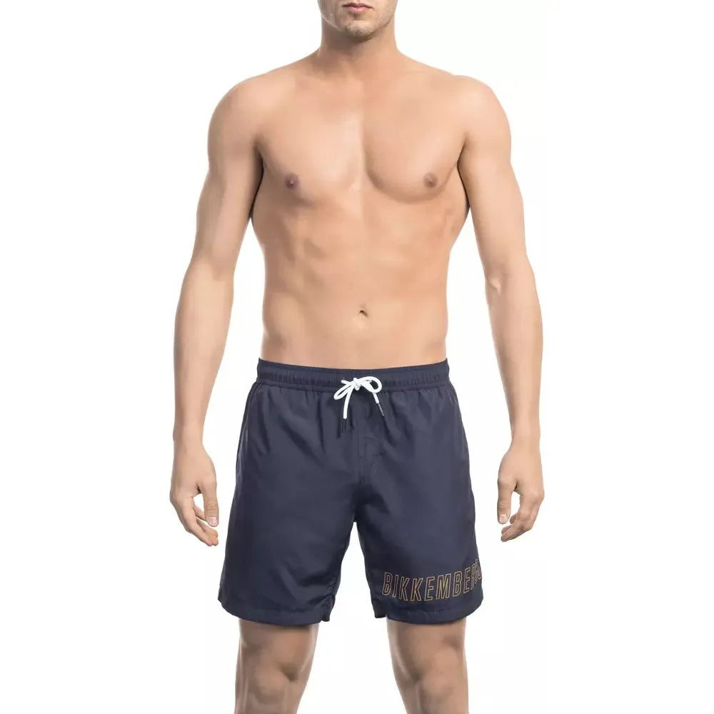 Bikkembergs Blue Swim Short for Elevated Summer Style