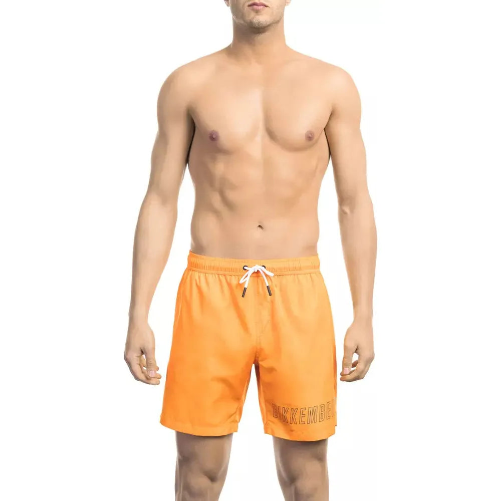 Bikkembergs Orange Swim Short for Elevated Summer Style