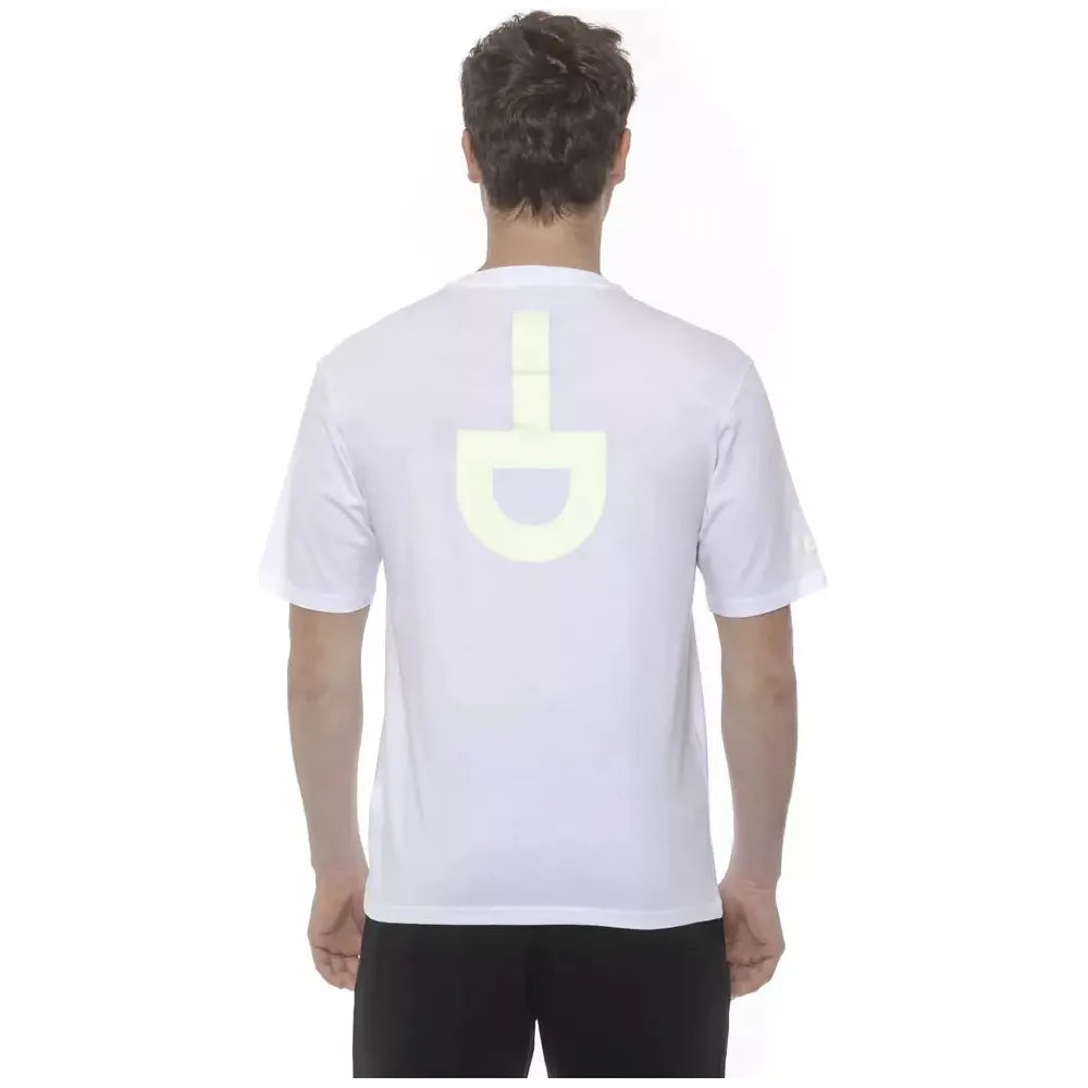 Tond White Cotton T-Shirt with Photoluminescent Prints
